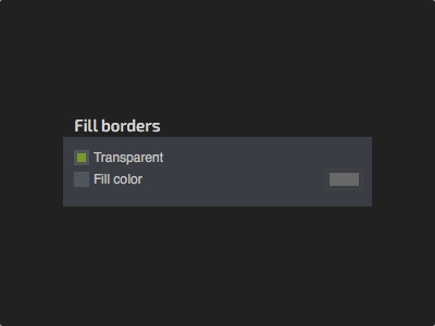 fill borders